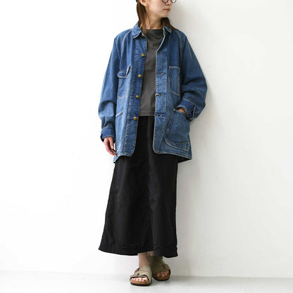 orslow [オアスロウ] 1950'S COVERALL DENIM USED WASH [03-6140-95] 1950'S カバーオール ユーズドウォッシュ・MEN'S [2025SS]