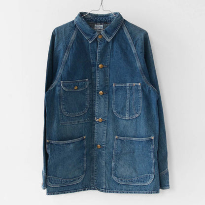 orslow [オアスロウ] 1950'S COVERALL DENIM USED WASH [03-6140-95] 1950'S カバーオール ユーズドウォッシュ・MEN'S [2025SS]