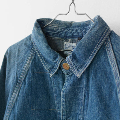 orslow [オアスロウ] 1950'S COVERALL DENIM USED WASH [03-6140-95] 1950'S カバーオール ユーズドウォッシュ・MEN'S [2025SS]