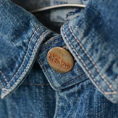 orslow [オアスロウ] 1950'S COVERALL DENIM USED WASH [03-6140-95] 1950'S カバーオール ユーズドウォッシュ・MEN'S [2025SS]