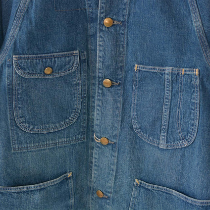 orslow [オアスロウ] 1950'S COVERALL DENIM USED WASH [03-6140-95] 1950'S カバーオール ユーズドウォッシュ・MEN'S [2025SS]
