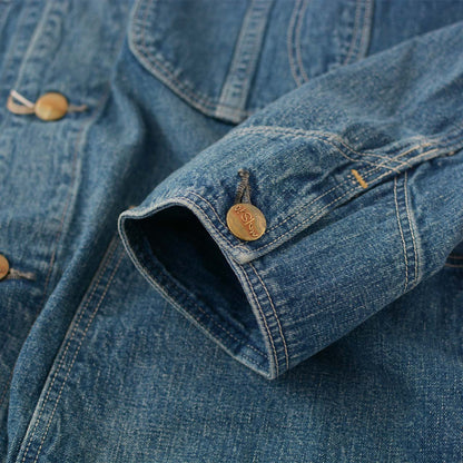 orslow [オアスロウ] 1950'S COVERALL DENIM USED WASH [03-6140-95] 1950'S カバーオール ユーズドウォッシュ・MEN'S [2025SS]