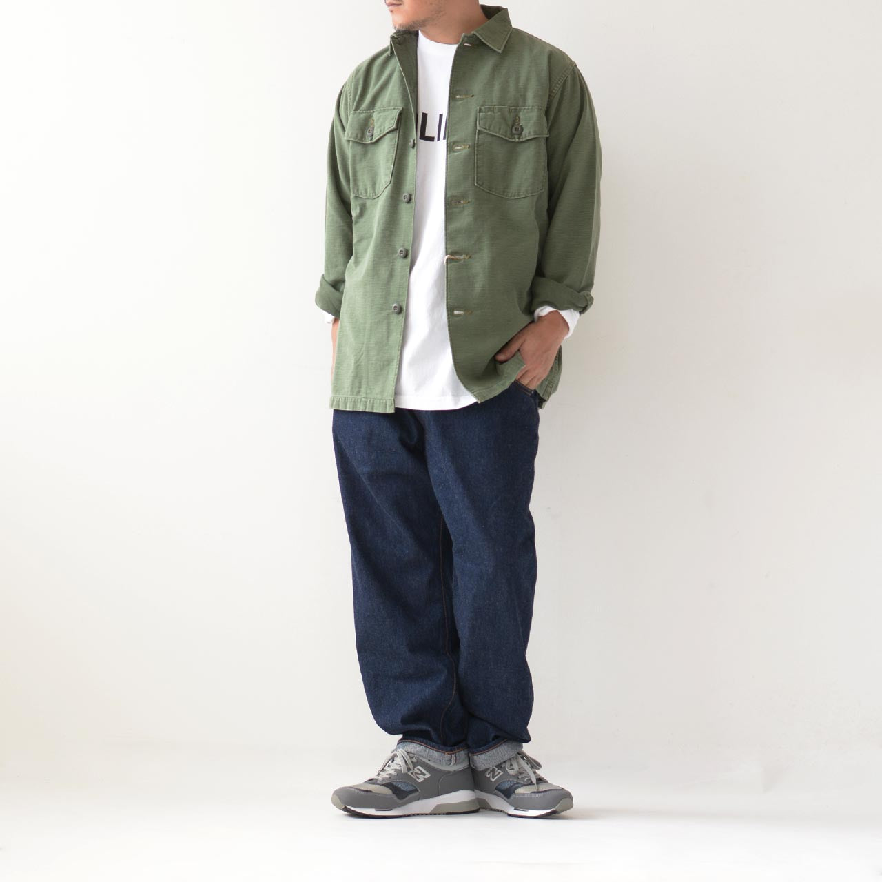 orslow [オアスロウ] US ARMY FATIGUE SHIRT (VINTAGE WASHED) [03-8045-216] USアーミーファティーグシャツ [2022AW]