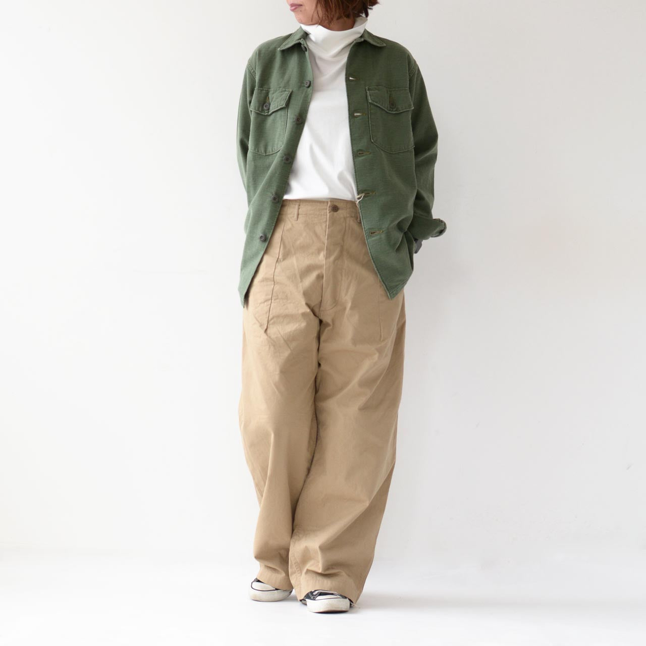 orslow [オアスロウ] US ARMY FATIGUE SHIRT (VINTAGE WASHED) [03-8045-216] USアーミーファティーグシャツ [2022AW]