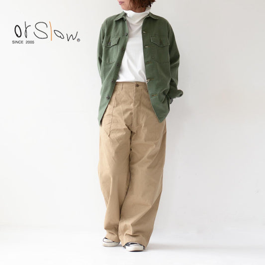 orslow [オアスロウ] US ARMY FATIGUE SHIRT (VINTAGE WASHED) [03-8045-216] USアーミーファティーグシャツ [2022AW]