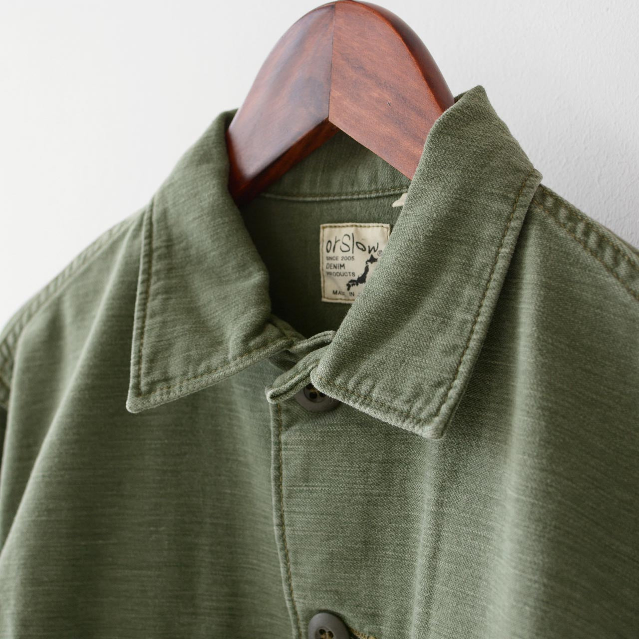 orslow [オアスロウ] US ARMY FATIGUE SHIRT (VINTAGE WASHED) [03-8045-216] USアーミーファティーグシャツ [2022AW]