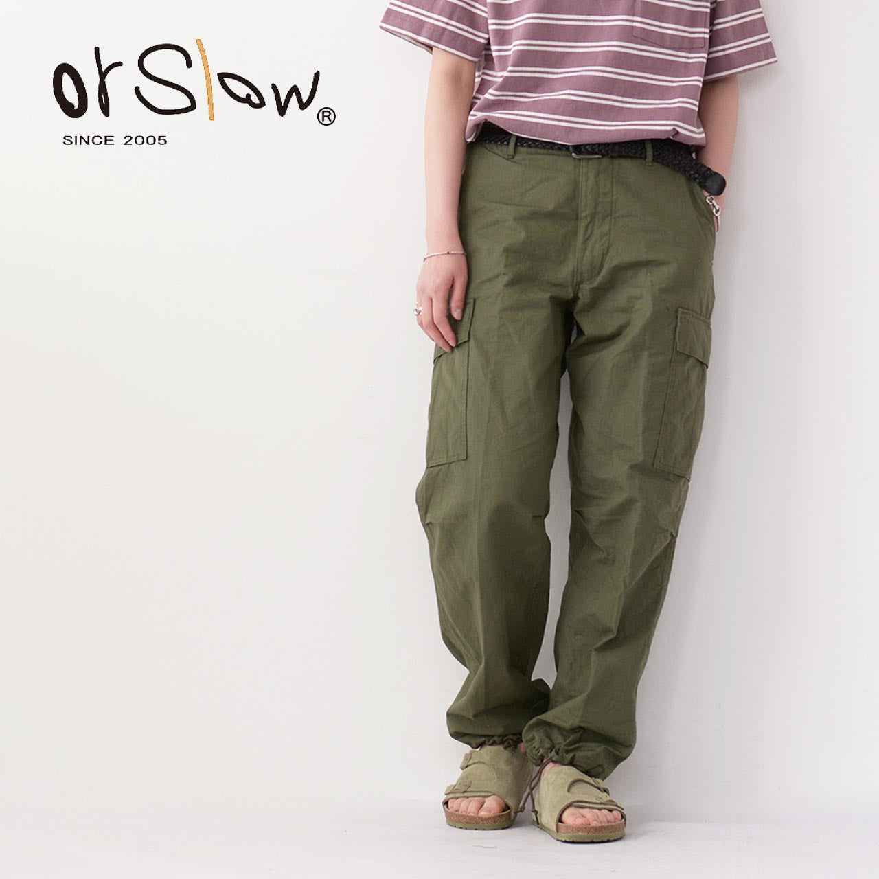 orslow[オアスロウ] UNISEX VINTAGE FIT 6 POCKETS CARGO PANTS  [03-V5260RIP] ユニセックス ヴィンテージ フィット6 ポケット カーゴパンツ [2024AW]