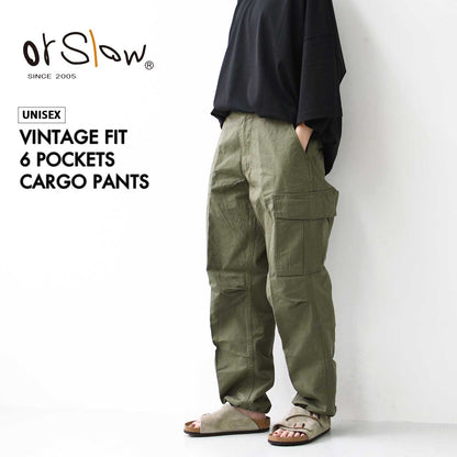 orslow[オアスロウ] UNISEX VINTAGE FIT 6 POCKETS CARGO PANTS  [03-V5260RIP] ユニセックス ヴィンテージ フィット6 ポケット カーゴパンツ [2025SS]