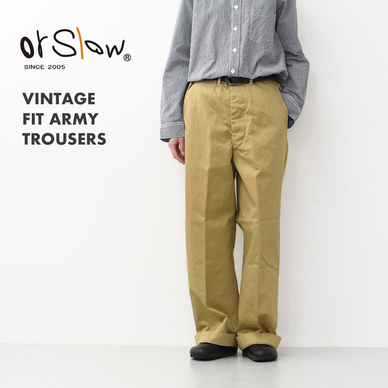 orslow [オアスロウ] VINTAGE FIT ARMY TROUSERS (UNISEX) [03-v5361-41] ヴィンテージフィットアーミートラウザーズ[2025SS]