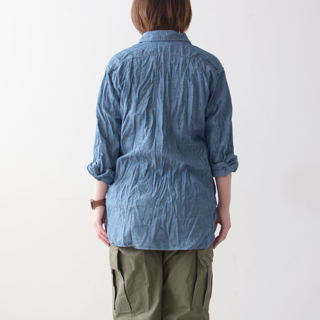 orslow [オアスロウ] CHAMBRAY WORK SHIRT (UNISEX)  [03-v8070-84] シャンブレーワークシャツ [2024AW]