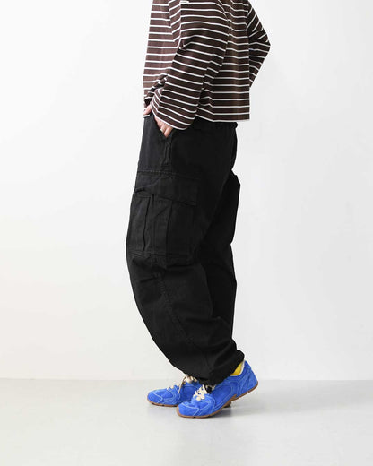 orslow[オアスロウ] STONE BLACK VINTAGE FIT 6 POCKETS CARGO PANTS [03-V5260RIP-61S] ストーンブラックヴィンテージ フィット6 ポケット カーゴパンツ・カーゴパンツ・ブラック・ヴィンテージ・MEN'S / LADY'S [2026AW]
