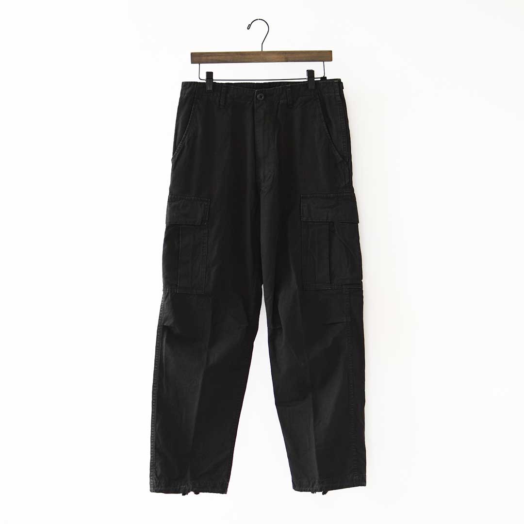 orslow[オアスロウ] STONE BLACK VINTAGE FIT 6 POCKETS CARGO PANTS [03-V5260RIP-61S] ストーンブラックヴィンテージ フィット6 ポケット カーゴパンツ・カーゴパンツ・ブラック・ヴィンテージ・MEN'S / LADY'S [2026AW]