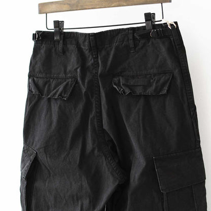 orslow[オアスロウ] STONE BLACK VINTAGE FIT 6 POCKETS CARGO PANTS [03-V5260RIP-61S] ストーンブラックヴィンテージ フィット6 ポケット カーゴパンツ・カーゴパンツ・ブラック・ヴィンテージ・MEN'S / LADY'S [2026AW]