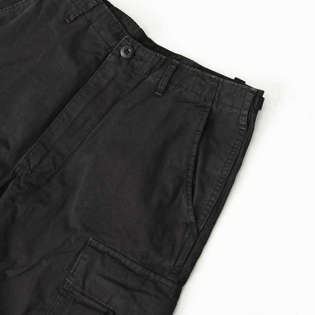 orslow[オアスロウ] STONE BLACK VINTAGE FIT 6 POCKETS CARGO PANTS [03-V5260RIP-61S] ストーンブラックヴィンテージ フィット6 ポケット カーゴパンツ・カーゴパンツ・ブラック・ヴィンテージ・MEN'S / LADY'S [2026AW]