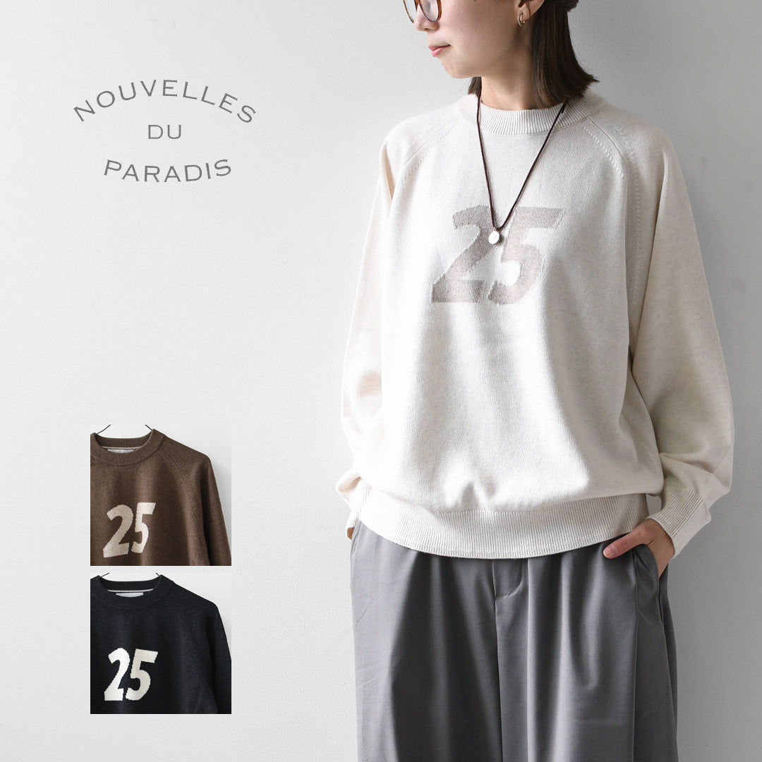 NOUVELLES DU PARADIS [ヌーヴェル ドゥ パラディ]  ナンバープルオーバー [PK26303] ・LADY'S [2026AW]