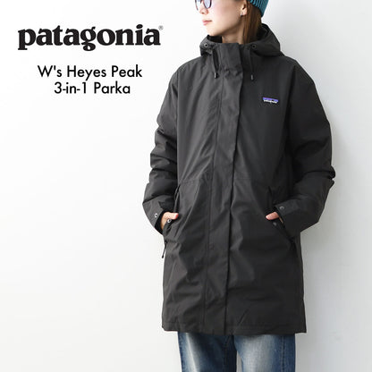 Patagonia [パタゴニア正規代理店] W's Heyes Peak 3-in-1 Parka [21010] ウィメンズ・ヘイズ・ピーク・スリーインワン・パーカ・LADY'S [2026AW]