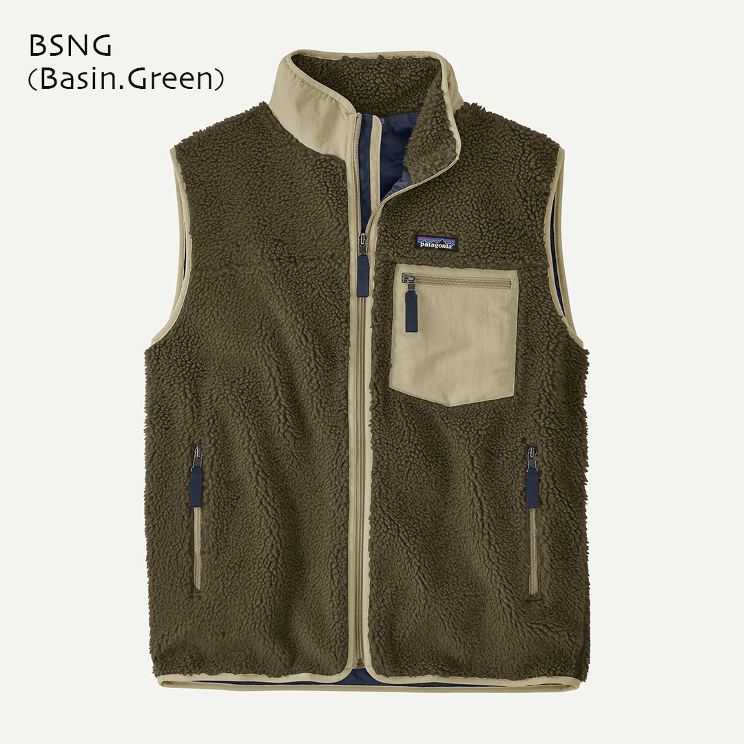 Patagonia [パタゴニア正規代理店] M's Classic Retro-X Vest [23049] メンズ・クラシック・レトロX・ベスト・MEN'S  [2026AW]