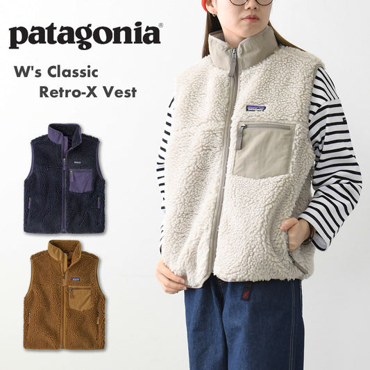 Patagonia [パタゴニア正規代理店] W's Classic Retro-X Vest [23084] ウィメンズ・クラシック・レトロX・ベスト・フリース・LADY'S  [2025AW]