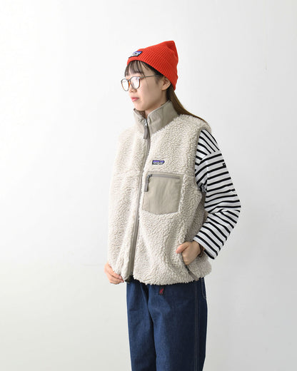 Patagonia [パタゴニア正規代理店] W's Classic Retro-X Vest [23084] ウィメンズ・クラシック・レトロX・ベスト・フリース・LADY'S  [2025AW]