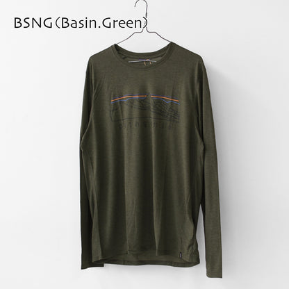 Patagonia [パタゴニア正規代理店] M's L/S Cap Cool Trail Shirt - Stratapeaks [23711] メンズ・ロングスリーブ・キャプリーン・クール・トレイル・シャツ（ストラタピークス）・MEN'S [2026SS]