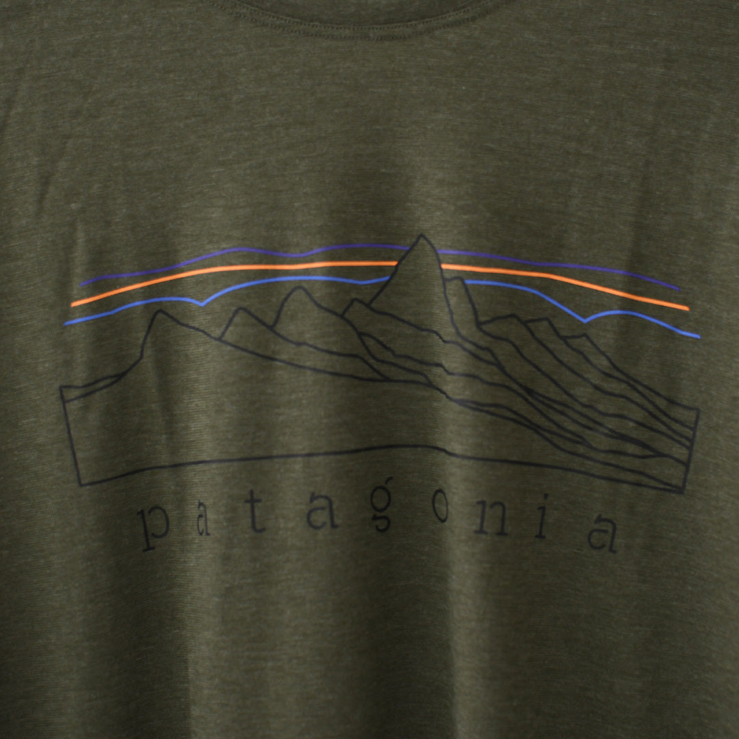 Patagonia [パタゴニア正規代理店] M's L/S Cap Cool Trail Shirt - Stratapeaks [23711] メンズ・ロングスリーブ・キャプリーン・クール・トレイル・シャツ（ストラタピークス）・MEN'S [2026SS]