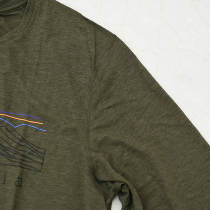 Patagonia [パタゴニア正規代理店] M's L/S Cap Cool Trail Shirt - Stratapeaks [23711] メンズ・ロングスリーブ・キャプリーン・クール・トレイル・シャツ（ストラタピークス）・MEN'S [2026SS]