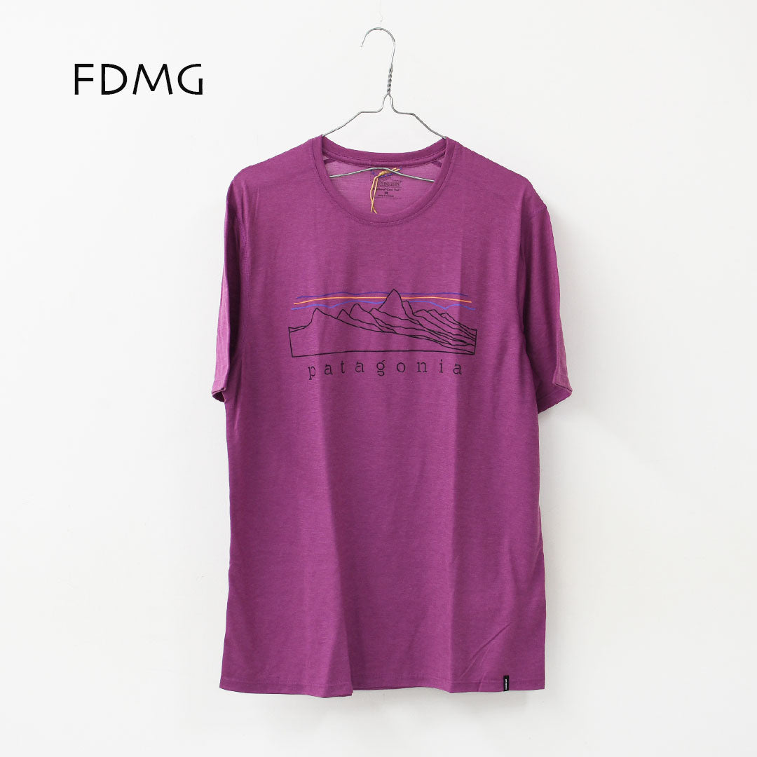 Patagonia  [パタゴニア正規代理店] M's Cap Cool Trail Shirt - Stratapeaks [23721] メンズ・キャプリーン・クール・トレイル・シャツ（ストラタピークス）・半袖Tシャツ・アウトドア・アクティビティ・MEN'S [2026SS]