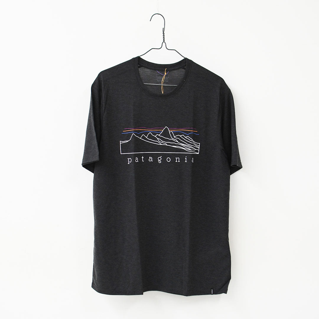 Patagonia  [パタゴニア正規代理店] M's Cap Cool Trail Shirt - Stratapeaks [23721] メンズ・キャプリーン・クール・トレイル・シャツ（ストラタピークス）・半袖Tシャツ・アウトドア・アクティビティ・MEN'S [2026SS]