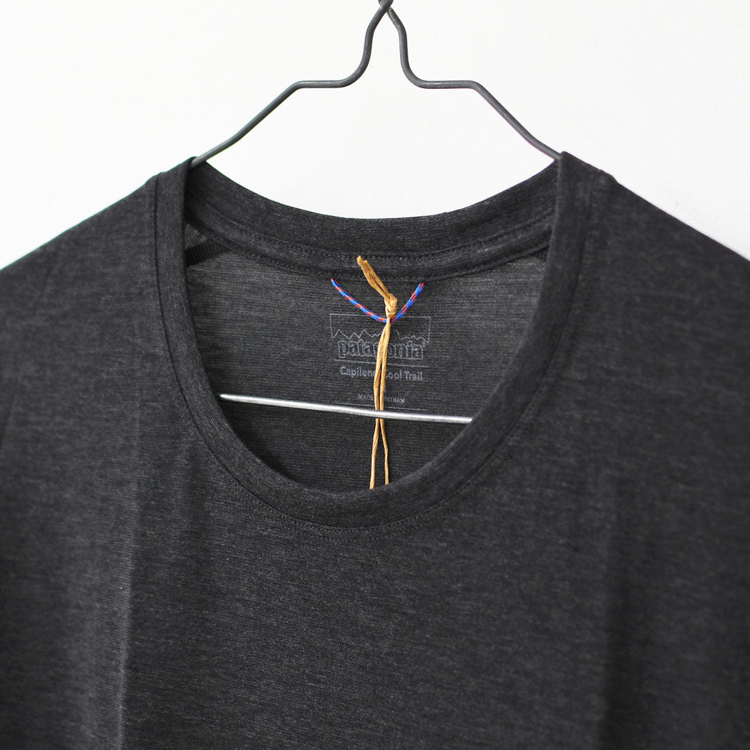 Patagonia  [パタゴニア正規代理店] M's Cap Cool Trail Shirt - Stratapeaks [23721] メンズ・キャプリーン・クール・トレイル・シャツ（ストラタピークス）・半袖Tシャツ・アウトドア・アクティビティ・MEN'S [2026SS]