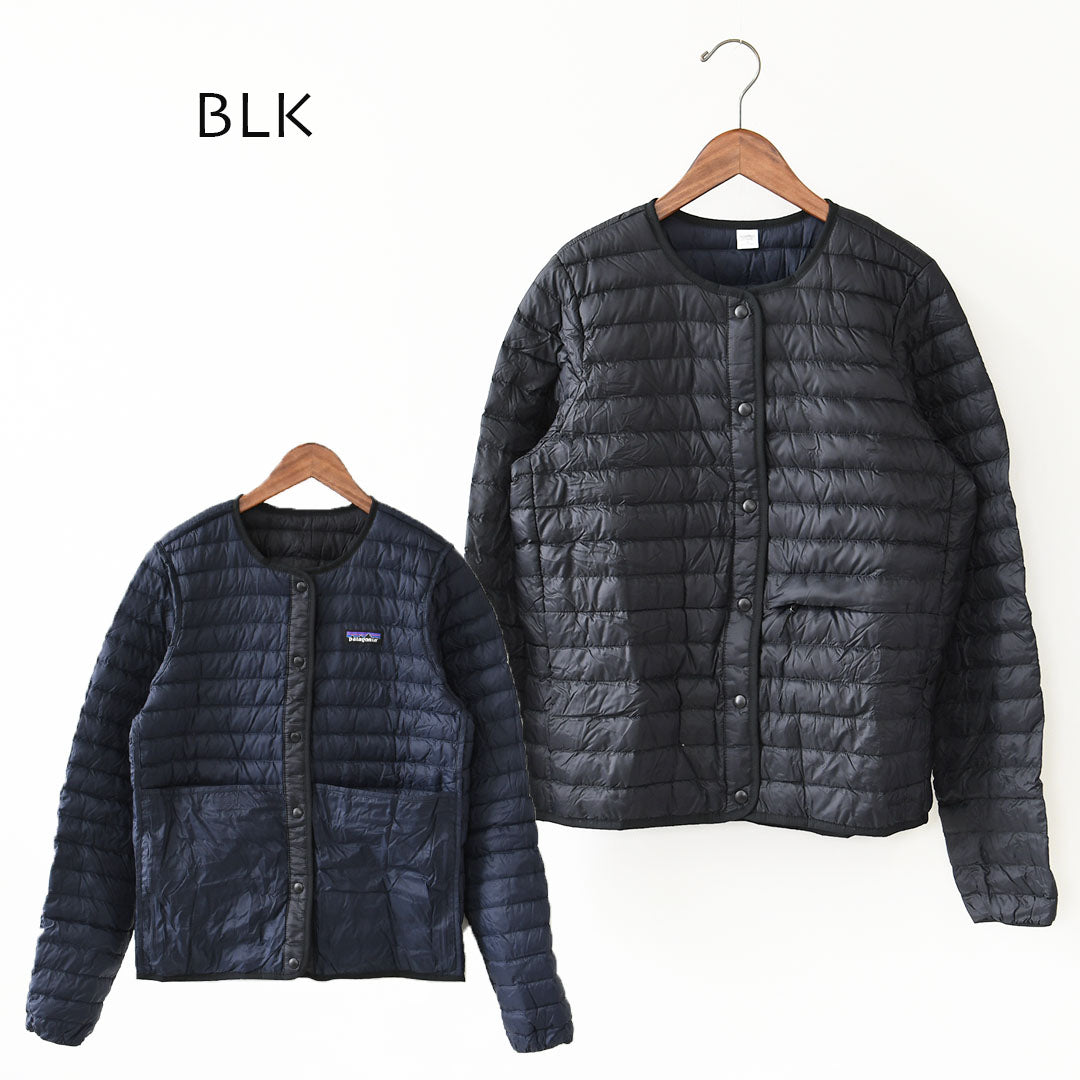 Patagonia [パタゴニア正規代理店] W's LW Reversible Down Sweater Cardigan [31905] ウィメンズ・ライトウェイト・リバーシブル・ダウン・セーター・カーディガン・LADY'S [2026AW]