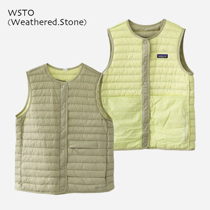 Patagonia [パタゴニア正規代理店] W's LW Reversible Down Sweater Vest [31920] ウィメンズ・ライトウェイト・リバーシブル・ダウン・セーター・ベスト・LADY'S [2026AW]