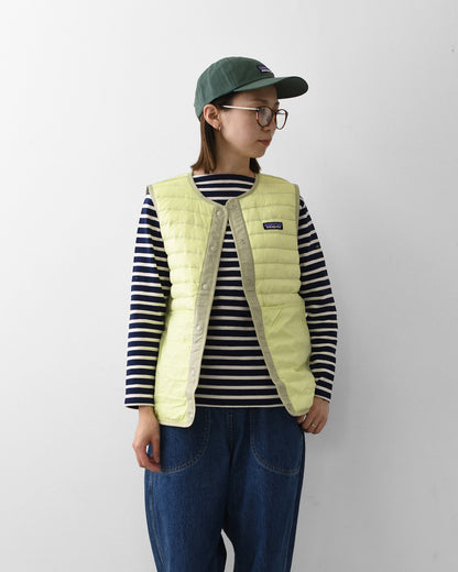 Patagonia [パタゴニア正規代理店] W's LW Reversible Down Sweater Vest [31920] ウィメンズ・ライトウェイト・リバーシブル・ダウン・セーター・ベスト・LADY'S [2026AW]