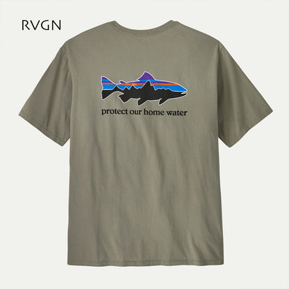 Patagonia [パタゴニア正規代理店] M's Home Water Trout Organic T-Shirt [37547] メンズ・ホーム・ウォーター・トラウト・オーガニック・Tシャツ・半袖Tシャツ・MEN'S [2025SS]