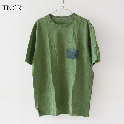 Patagonia [パタゴニア正規代理店] M's Wild Waterline Pocket Responsibili-Tee [37549] メンズ・ワイルド・ウォーターライン・ポケット・レスポンシビリティー [2024AW]