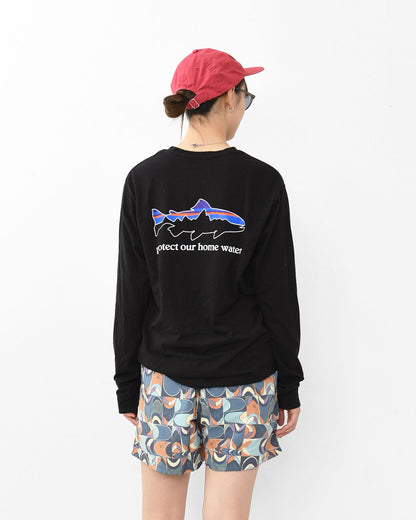 Patagonia [パタゴニア正規代理店] M's L/S Home Water Trout Responsibili-Tee [37574] メンズ・ロングスリーブ・ホーム・ウォーター・トラウト・レスポンシビリティー [2025AW]