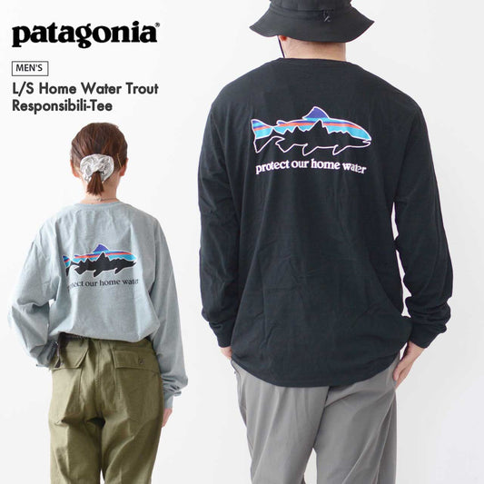 Patagonia [パタゴニア正規代理店] M's L/S Home Water Trout Responsibili-Tee [37574] メンズ・ロングスリーブ・ホーム・ウォーター・トラウト・レスポンシビリティー [2024AW]