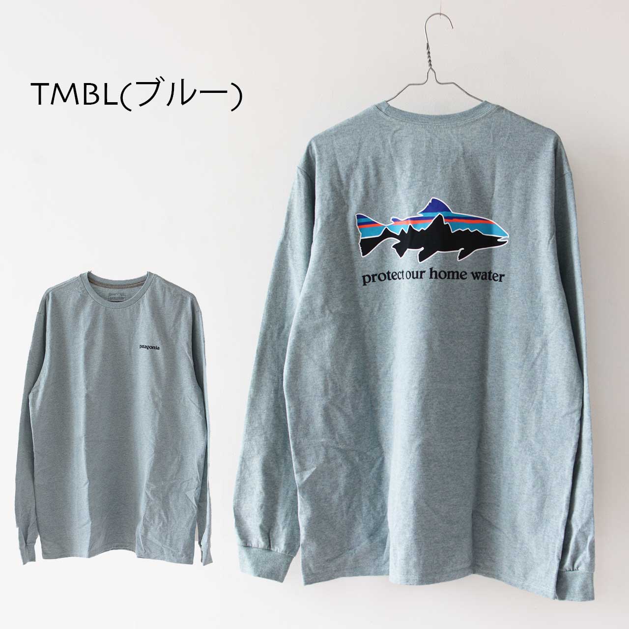 Patagonia [パタゴニア正規代理店] M's L/S Home Water Trout Responsibili-Tee [37574] メンズ・ロングスリーブ・ホーム・ウォーター・トラウト・レスポンシビリティー [2024AW]