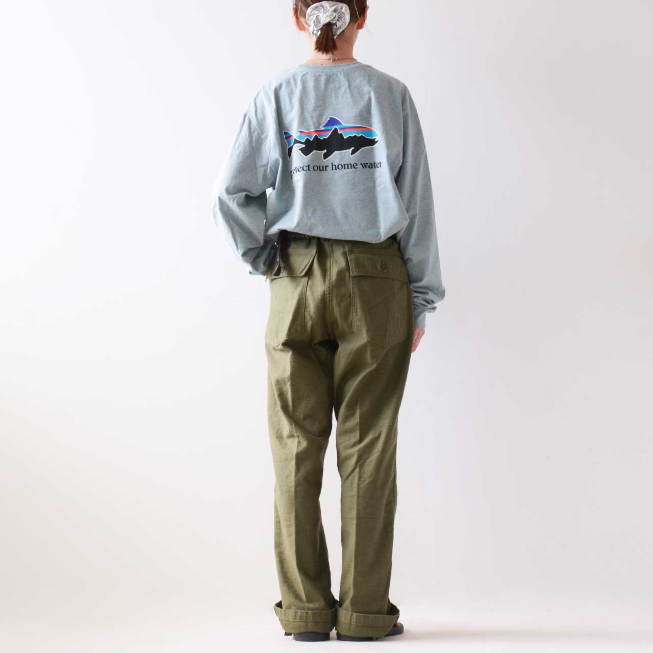 Patagonia [パタゴニア正規代理店] M's L/S Home Water Trout Responsibili-Tee [37574] メンズ・ロングスリーブ・ホーム・ウォーター・トラウト・レスポンシビリティー [2024AW]