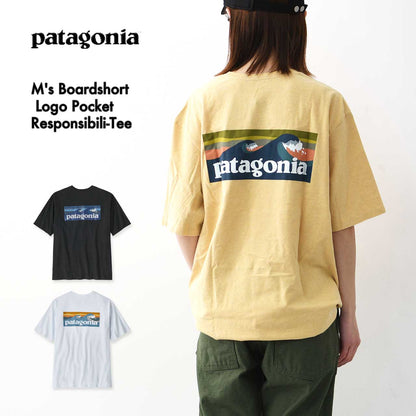 Patagonia [パタゴニア正規代理店] M's Boardshort Logo Pocket Responsibili-Tee [37655] メンズ・ボードショーツ・ロゴ・ポケット・レスポンシビリティー・MEN'S [2025SS]