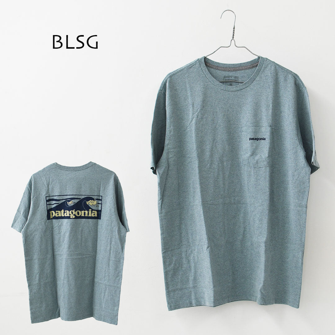 Patagonia [パタゴニア正規代理店] M's Boardshort Logo Pocket Responsibili-Tee [37655] メンズ・ボードショーツ・ロゴ・ポケット・レスポンシビリティー・半袖・Tシャツ・MEN'S [2026SS]