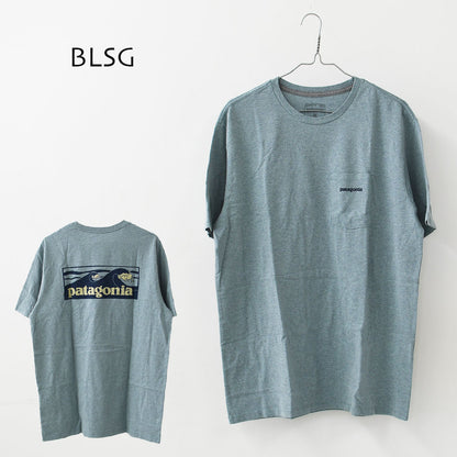 Patagonia [パタゴニア正規代理店] M's Boardshort Logo Pocket Responsibili-Tee [37655] メンズ・ボードショーツ・ロゴ・ポケット・レスポンシビリティー・半袖・Tシャツ・MEN'S [2026SS]