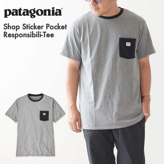 Patagonia [パタゴニア正規代理店] Shop Sticker Pocket Responsibili-Tee [37762] ショップ・ステッカー・ポケット・レスポンシビリティー [2024AW]