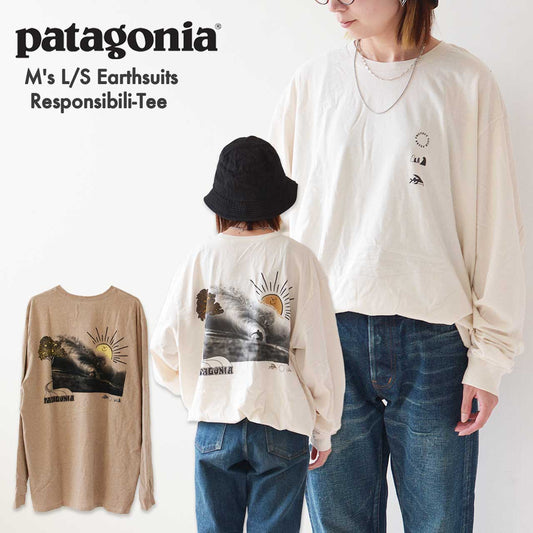 Patagonia [パタゴニア正規代理店] M's L/S Earthsuits Responsibili-Tee [37782] メンズ ロングスリーブ アーススーツ レスポンシビリティー [2024AW]