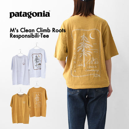 Patagonia [パタゴニア正規代理店] M's Clean Climb Roots Responsibili-Tee [37795] メンズ・クリーンクライム・ルーツ・レスポンシビリティー・MEN'S [2025SS]