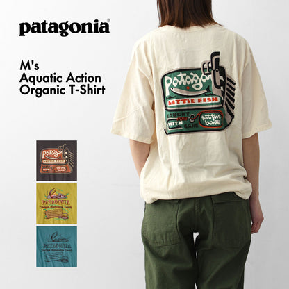 Patagonia [パタゴニア正規代理店] M's Aquatic Action Organic T-Shirt [37801] メンズ・アクアティック・アクション・オーガニック・Tシャツ [2025SS]