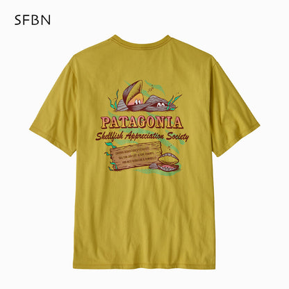 Patagonia [パタゴニア正規代理店] M's Aquatic Action Organic T-Shirt [37801] メンズ・アクアティック・アクション・オーガニック・Tシャツ [2025SS]