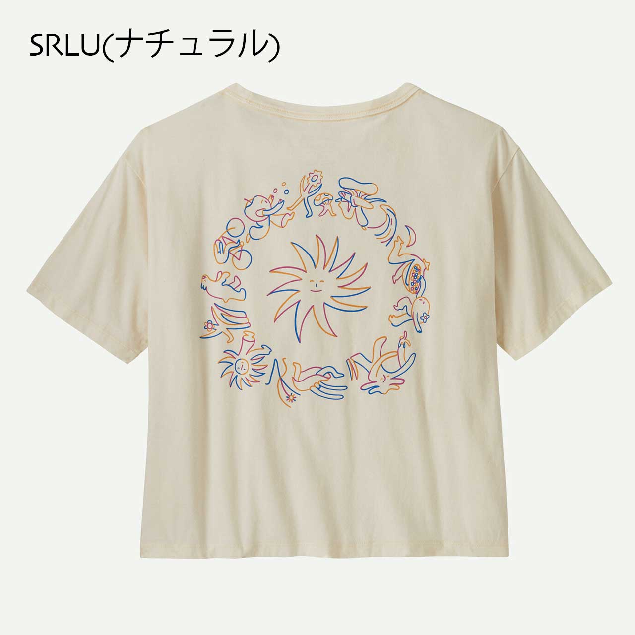 Patagonia [パタゴニア正規代理店] W's Mutualism Easy Cut Organic T-Shirt [37802] ウィメンズ・ミューチュアリズム・イージーカット・オーガニック・Tシャツ [2025SS]