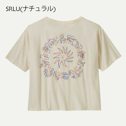 Patagonia [パタゴニア正規代理店] W's Mutualism Easy Cut Organic T-Shirt [37802] ウィメンズ・ミューチュアリズム・イージーカット・オーガニック・Tシャツ [2025SS]