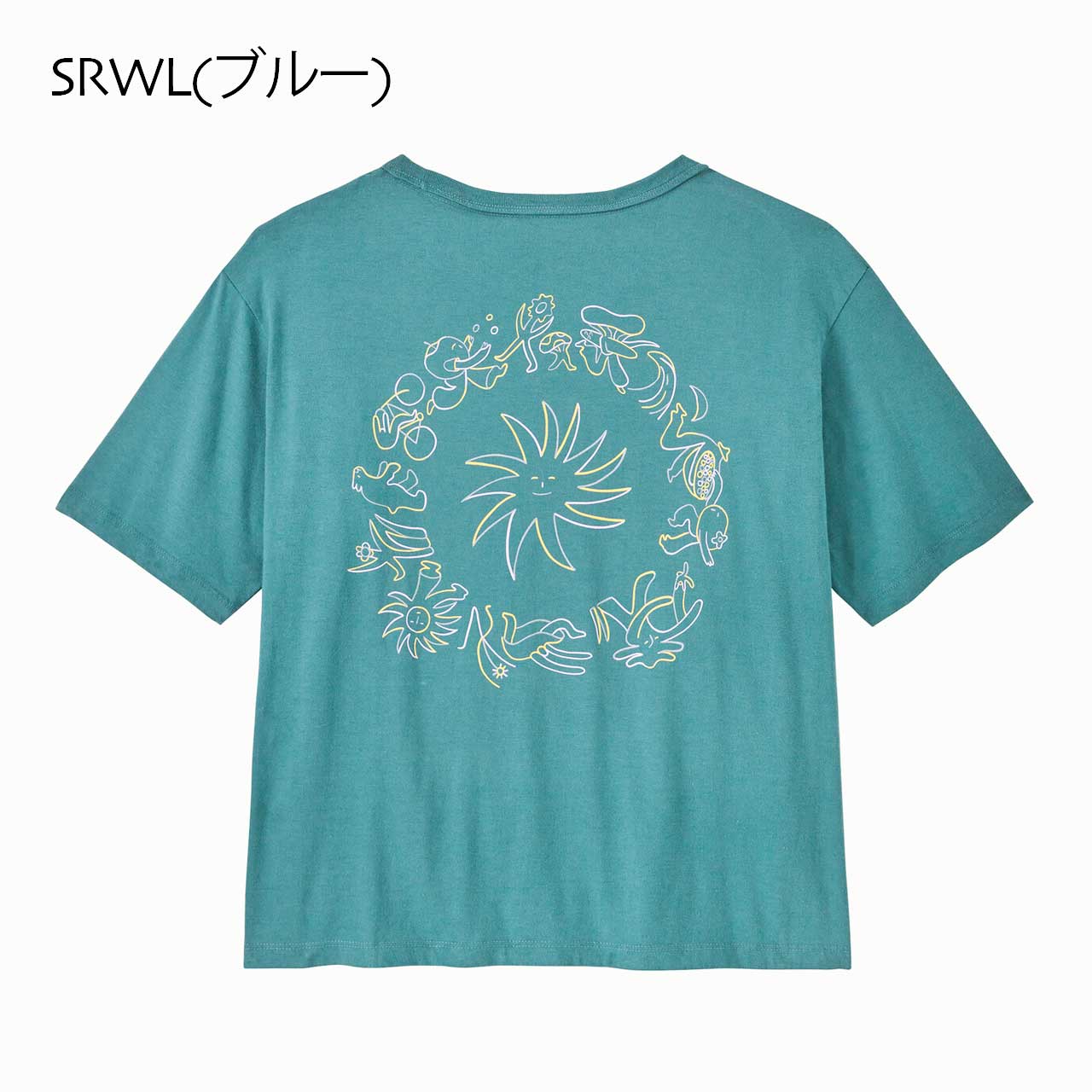 Patagonia [パタゴニア正規代理店] W's Mutualism Easy Cut Organic T-Shirt [37802] ウィメンズ・ミューチュアリズム・イージーカット・オーガニック・Tシャツ [2025SS]