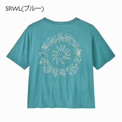 Patagonia [パタゴニア正規代理店] W's Mutualism Easy Cut Organic T-Shirt [37802] ウィメンズ・ミューチュアリズム・イージーカット・オーガニック・Tシャツ [2025SS]